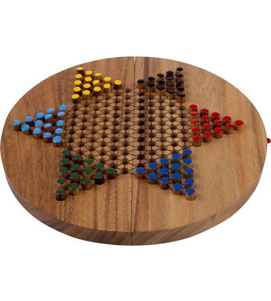 Chinese Checkers Rond XL - Hout - Engelhart