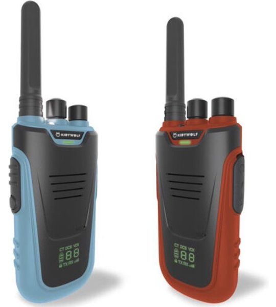 Kidywolf Walkie Talkies Blauw & Rood