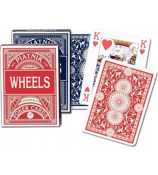 Piatnik Wheels Poker Speelkaarten - 55 Kaarten