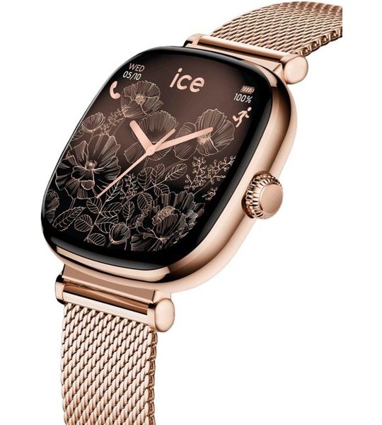 Ice-watch Ice Smart Sq 2.0 - Milanese 1.7 Smartwatch Rose Gold