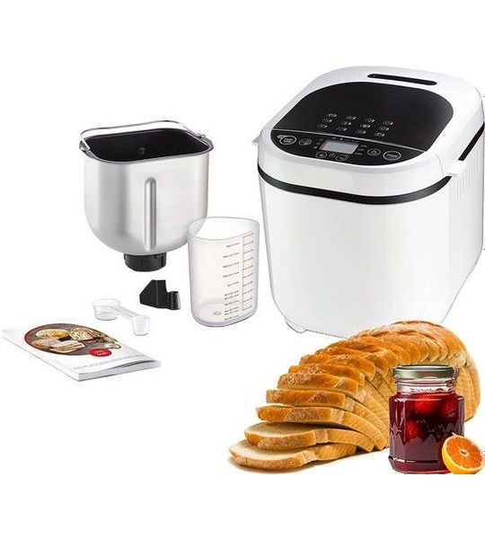 ApexArte® Broodsnijmachine - Elektrisch Broodmes - Broodsnijder - Wit