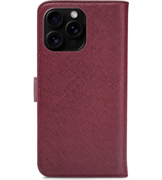 Mystyle Flex Wallet Telefoonhoesje Voor Apple Iphone 16 Pro Bordeaux