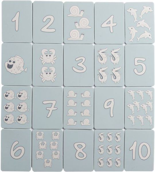 SCRUNCH Speelkaarten - Blauw - Opvouwbaar - Recycleerbaar