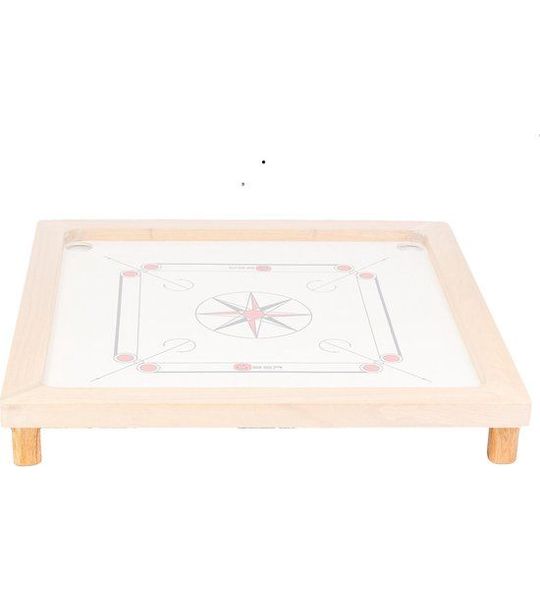 Carrom bord houten POTEN - 4 stuks - 5x3 cm - ter verhoging van uw bord
