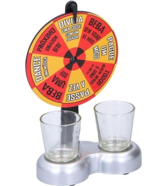 Lifetime Games Drankspel Borrelroulette 19 Cm 3-delig