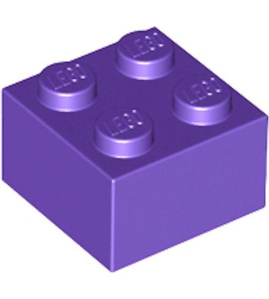 LEGO 3003 Steen 2x2 Donker Paars (100 stuks)