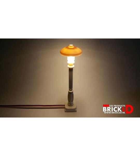 BrickLED 2 x Lantaarn Klassiek Wit - Wit warm - Verlichting voor LEGO