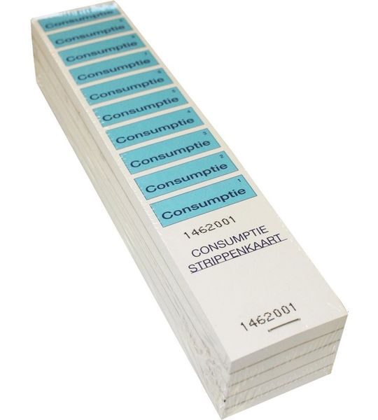 Consumptiebonnen blauw