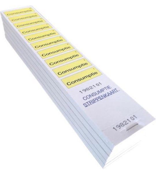 Consumptiebonnen - 2500 stuks