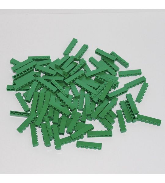 LEGO 3009 Steen 1x6 Groen (100 stuks)