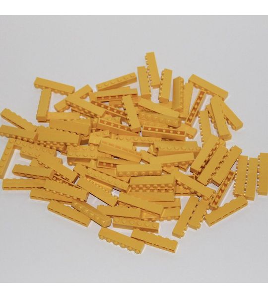 LEGO 3009 Steen 1x6 Geel (100 stuks)