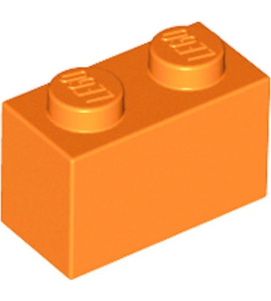 LEGO 3004 Steen 1x2 Oranje (100 stuks)