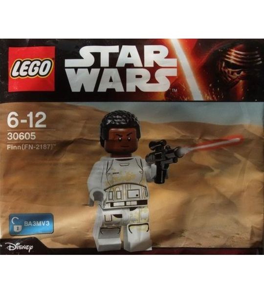 LEGO Finn polybag nr.: 30605 + 2x replicant + 2x E11 Little arms shop wapens