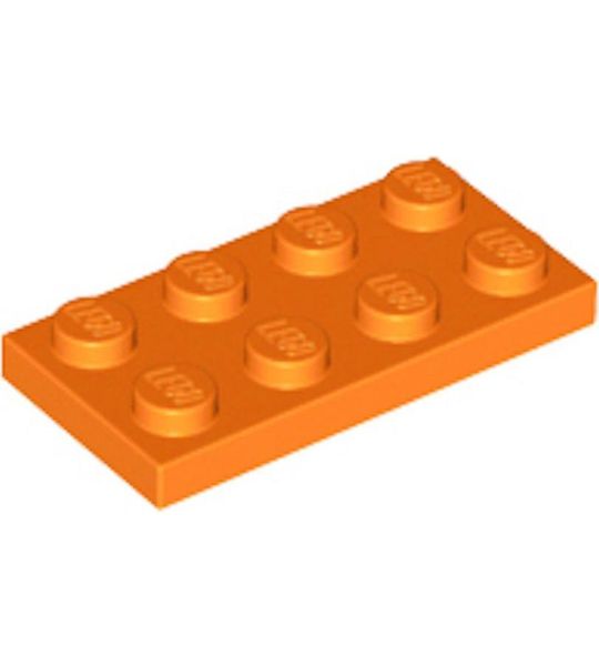 LEGO 3020 Plate 2x4 Oranje (100 stuks)