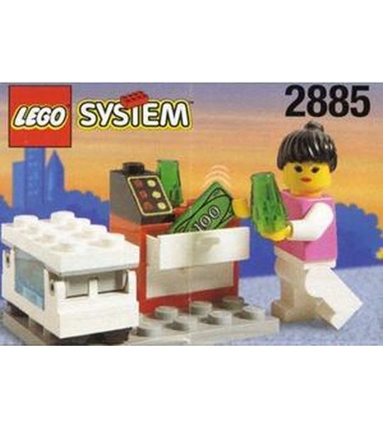 Lego - ijsverkoopster - 2885