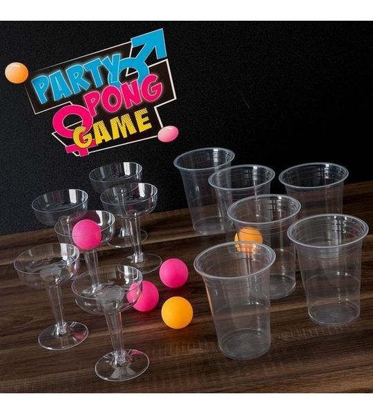 Behendigheidsspel Party Pong 18 Onderdelen
