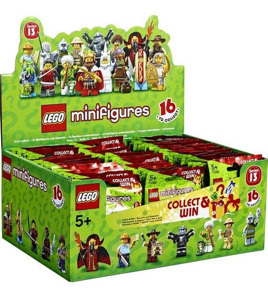LEGO 6100807 Minifiguren Serie 13 (doos van 60 stuks)
