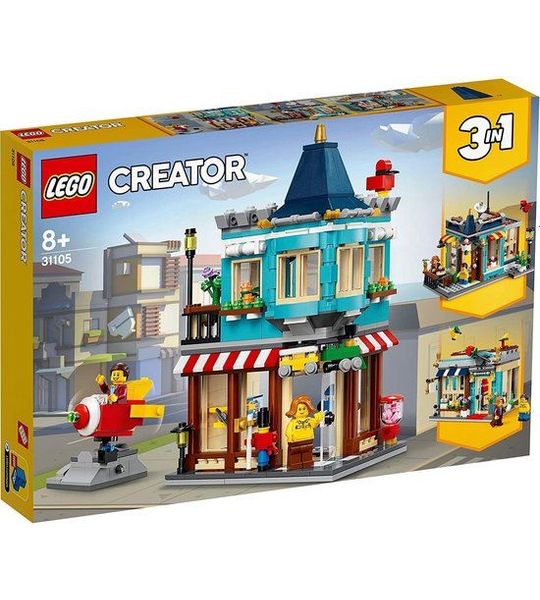 Lego Creator - 3 in 1 speelgoedbouwset - huis, patisserie, bloemenwinkel