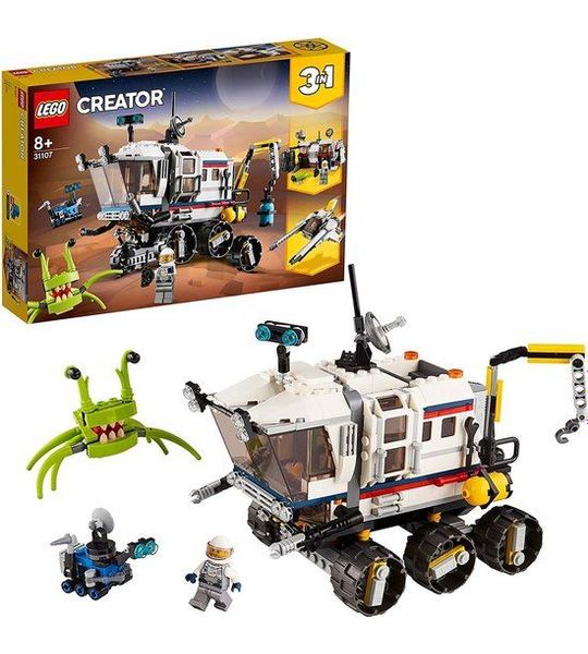 Lego - Creator - 3-in-1 Verkenner - Bouwspeelgoedset ruimtestation en ruimteschip