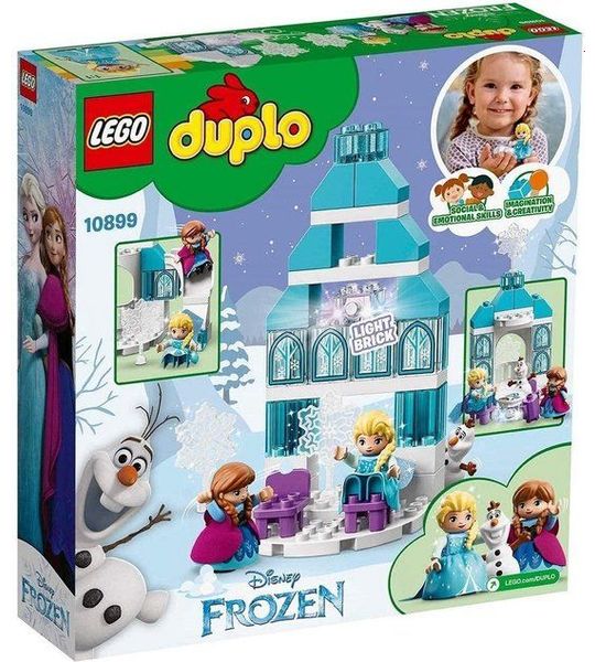 Lego - Duplo - Elsas ijspaleis - Meerkleurige bouwblokken