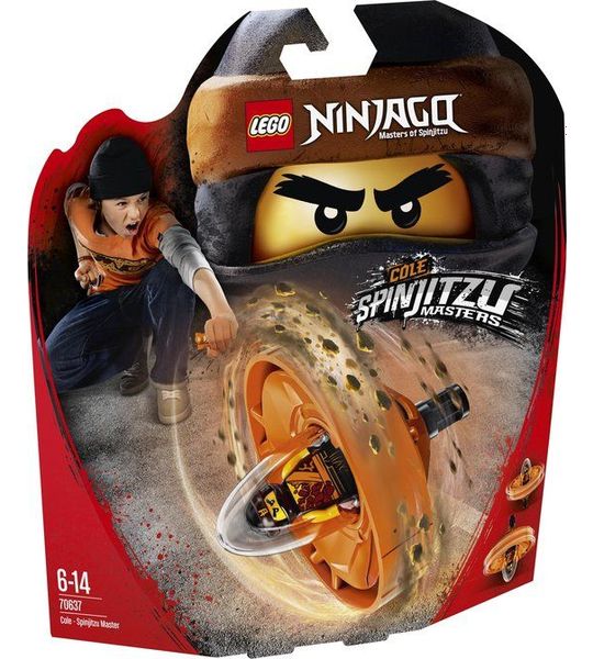 LEGO NINJAGO Spinjitzumeester Cole - 70637