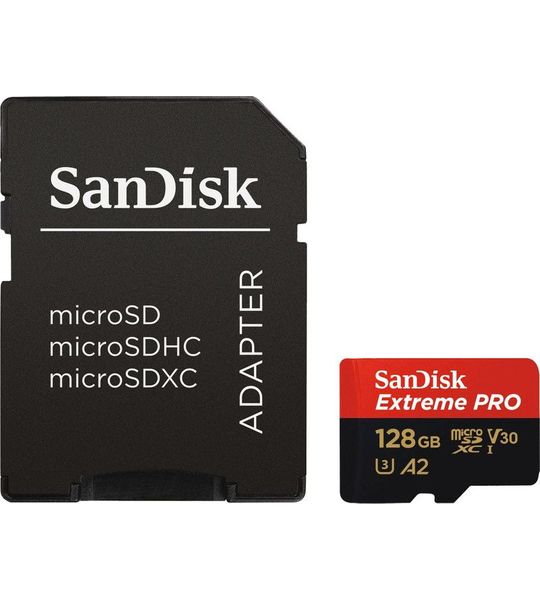 SanDisk MicroSDXC Extreme PRO 128GB 170MB/s + SD Adapter