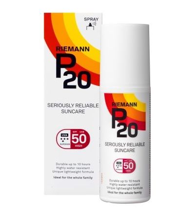 P20 Riemann Zonnebrand Factorspf50 Sprayflacon