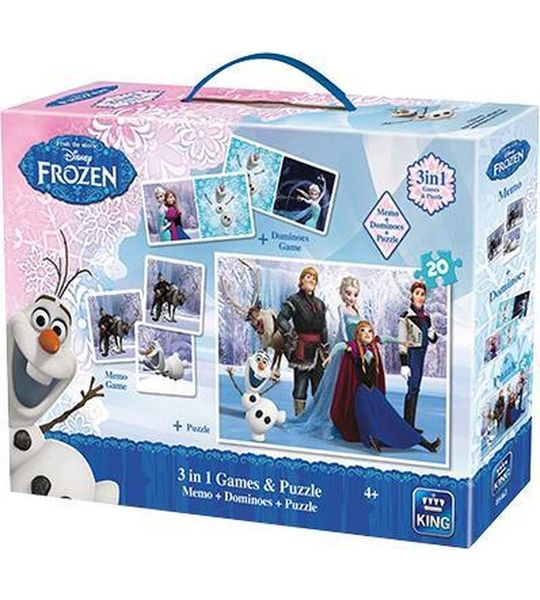 Disney 3in1 Game+Puzzle Frozen