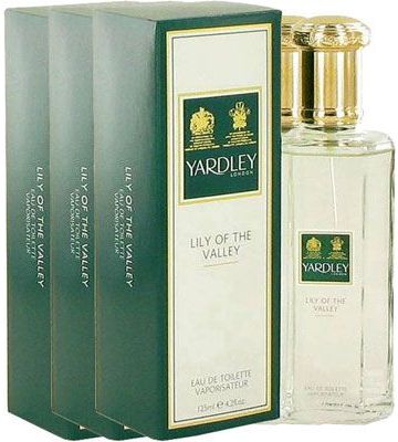 3x125ml Yardley Lily Of The Valley Eau De Toilette Spray Vrouw Voordeelverpakking