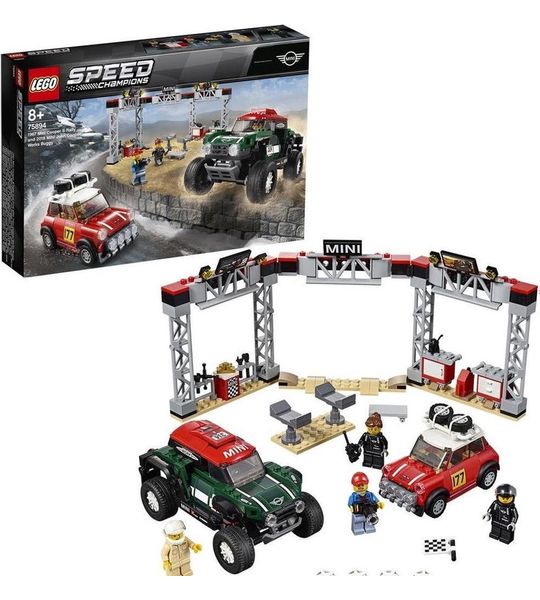 Lego Champions 75894 1967 Mini Cooper S Rally + Mini John Cooper