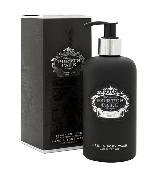 Portus Cale Black Edition for Men hand&body wash 300 ml in cadeaudoosje