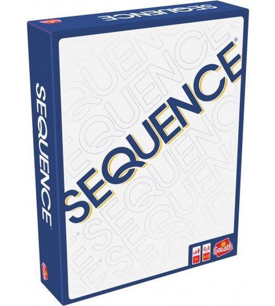 bordspel Sequence karton wit/blauw