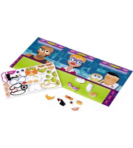 leerspel Magnetic - Crazy Faces junior 38-delig