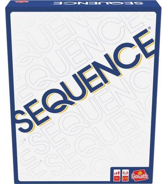 bordspel Sequence karton wit/blauw