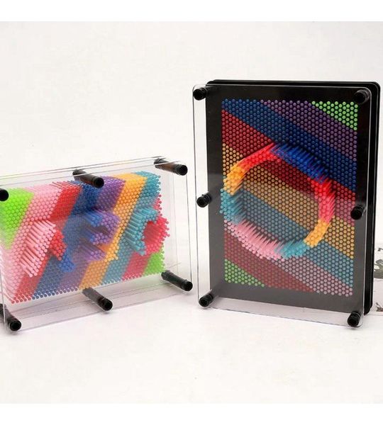 BOTC Pin Art M - Bordspel - Spijkerspel - 3D afdruk - Spellen met spijkers - 17.5 cm – Kleurrijke