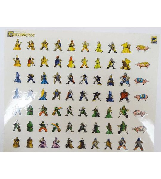 Carcassonne stickervel