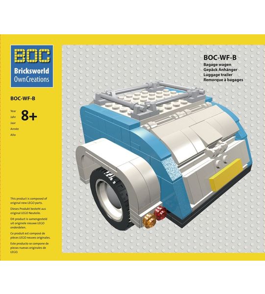 BOC 10252 WF B / 10252 VW Kever Westfalia Bagagewagen / Lego Designs By BOC