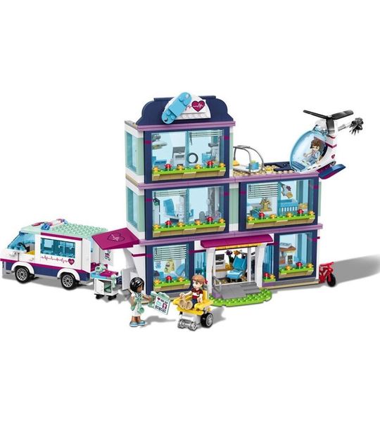 Ziekenhuis | Hospital | Speelhuis | City | Girls | Meiden | Dokter | Friends | Ziekenwagen | 932 Onderdelen | Geschikt voor LEGO