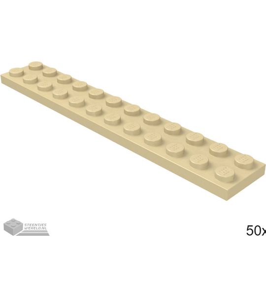 LEGO 2445 Tan 50 stuks