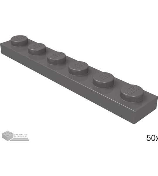 LEGO 3666 Donker blauwgrijs 50 stuks