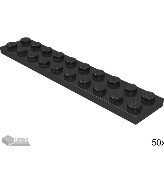 LEGO 3832 Zwart 50 stuks
