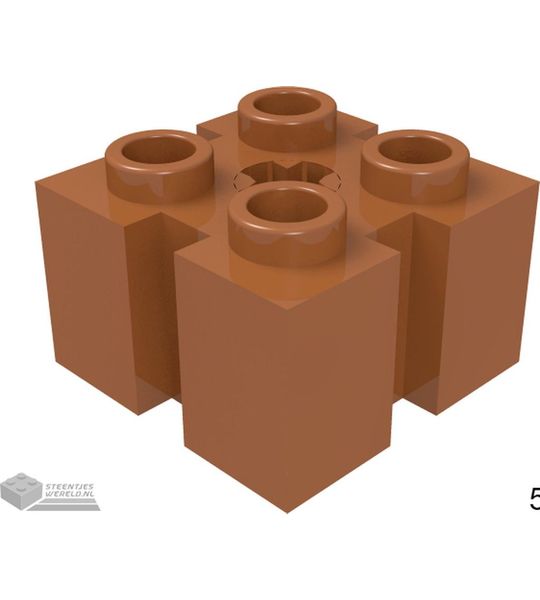 LEGO 90258 Donker oranje 50 stuks