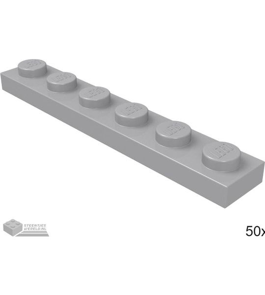 LEGO 3666 Licht blauwgrijs 50 stuks