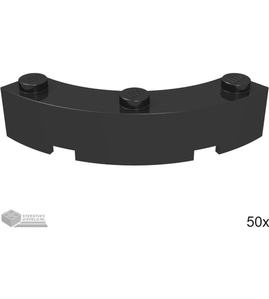 LEGO 48092 Zwart 50 stuks