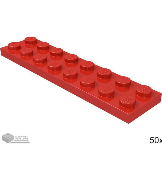 LEGO 3034 Rood 50 stuks