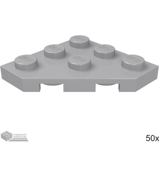 LEGO 2450 Licht blauwgrijs 50 stuks