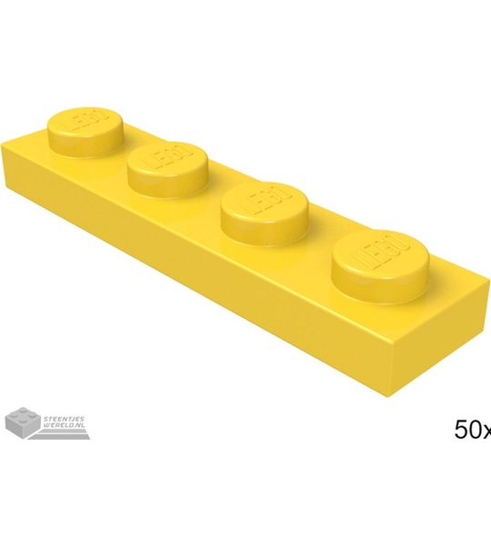 LEGO 3710 Geel 50 stuks