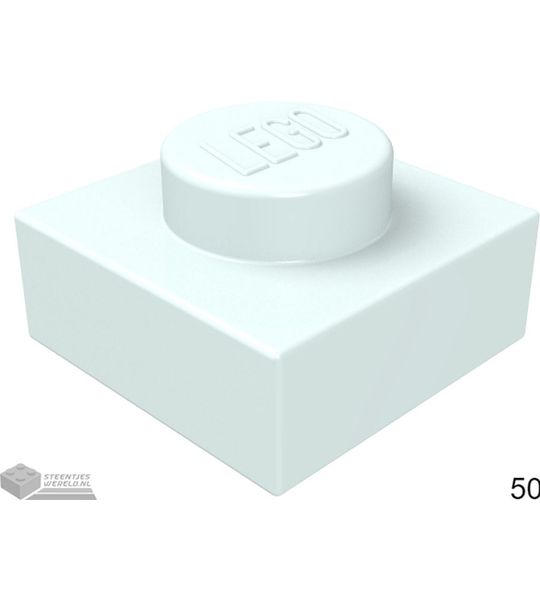 LEGO 3024 Licht aqua 50 stuks