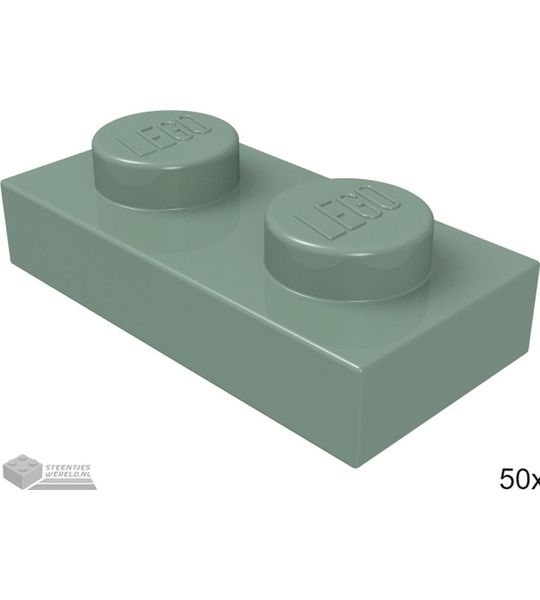 LEGO 3023 Zandgroen 50 stuks