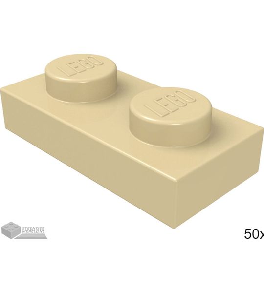LEGO 3023 Tan 50 stuks